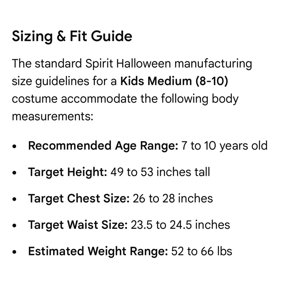 Spirit Halloween Clown Costume Kids Medium Evil Circus Carnival Dress